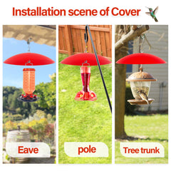 andergi Hummingbird Feeder Dome Guard displaying curved design