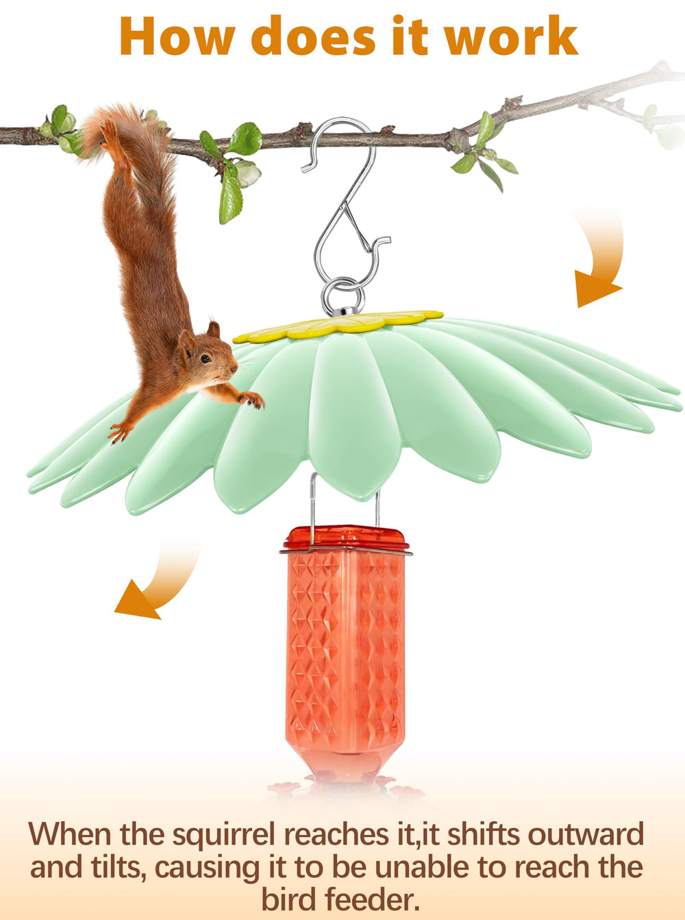 andergi hummingbird feeder shade dome cover displayed in a garden setting