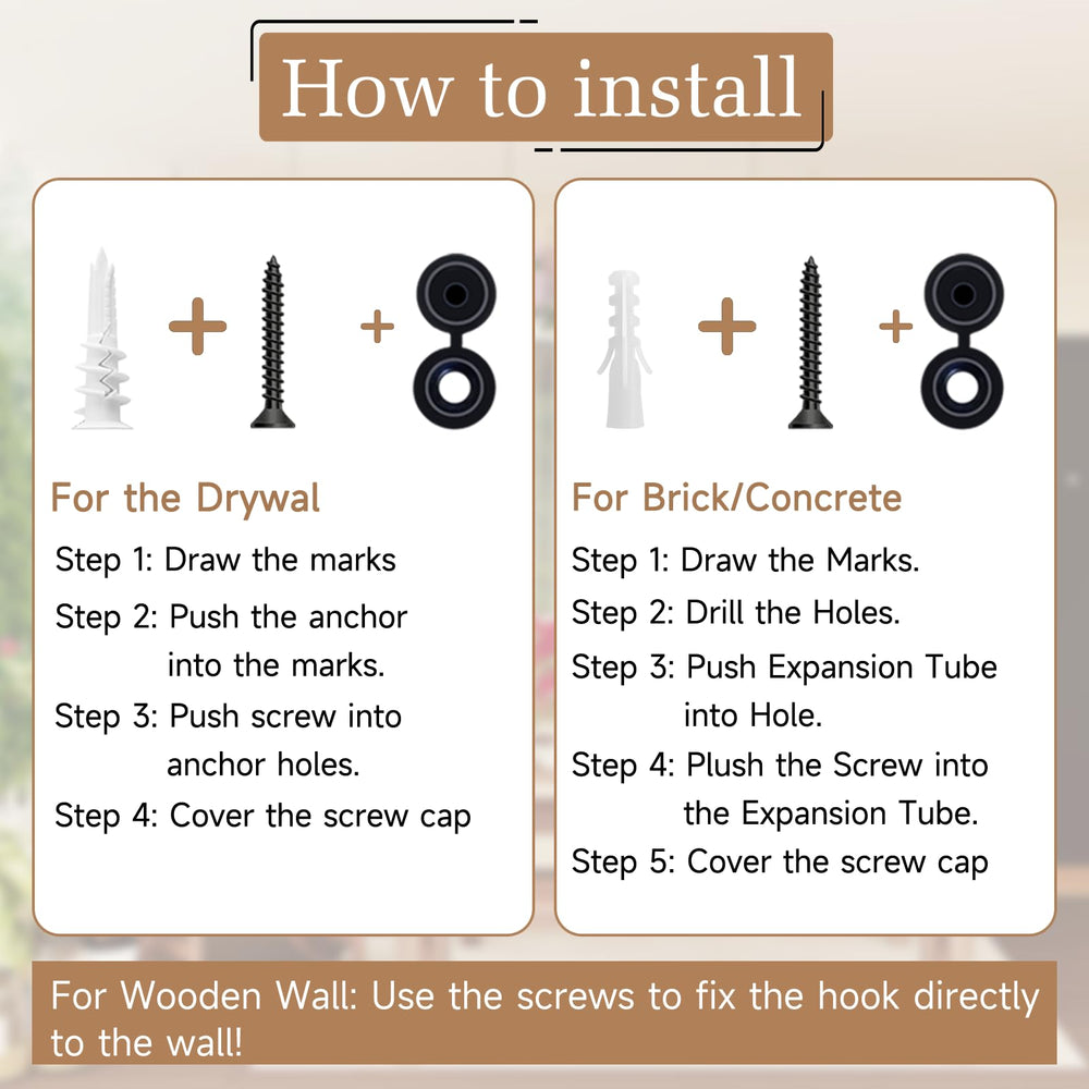 AnDock ceiling hooks in outdoor garden setting