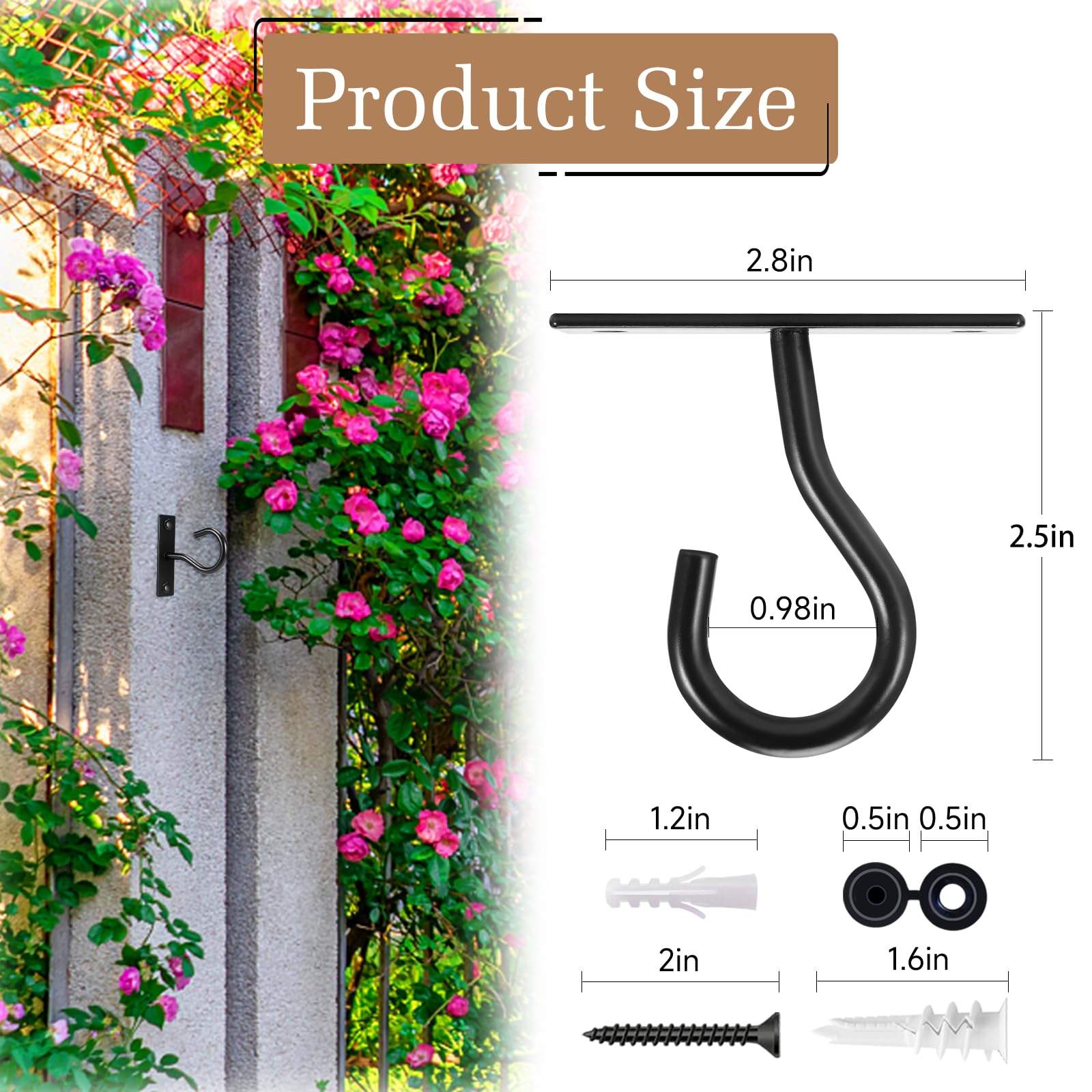 AnDock installation accessories for ceiling hooks