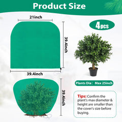 ANGAR frost protection covers in use on shrubs
