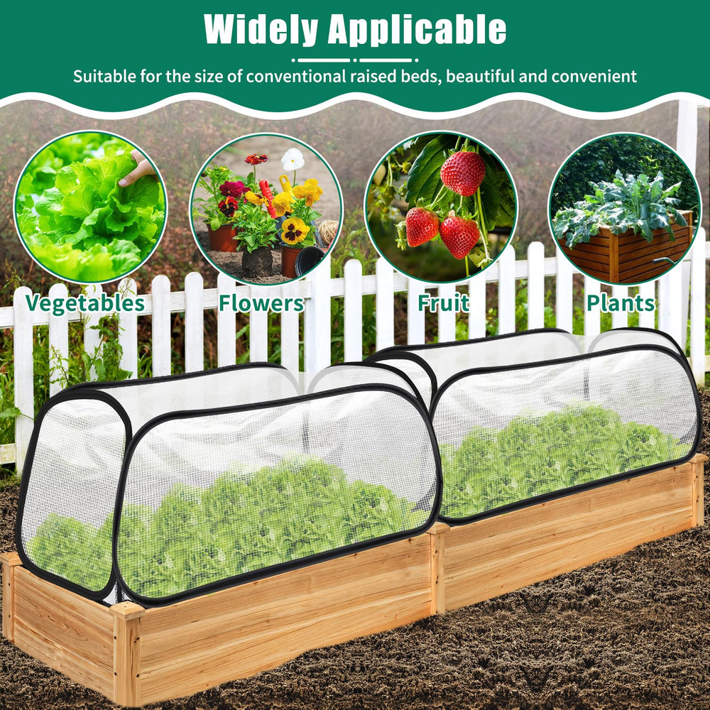 ANGAR Garden Covers in storage position