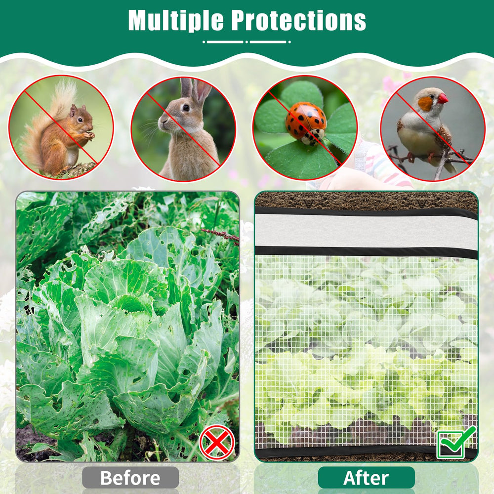 ANGAR Garden Covers with garden staple stakes