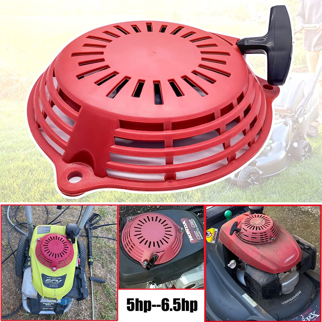 Aniro Moto GCV160 Pull Start Recoil Starter installed on generator