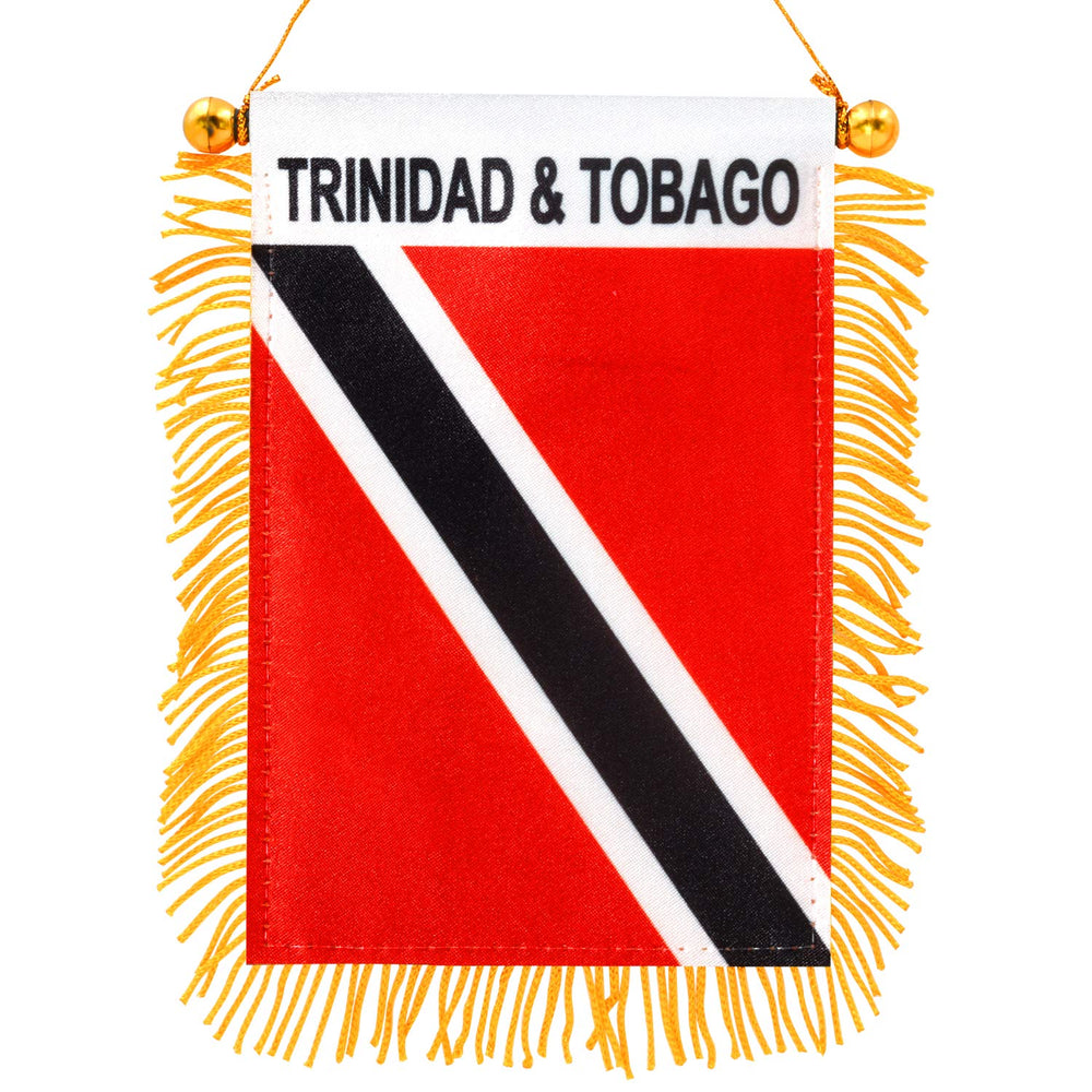 Anley 4 x 6 Inch Trinidad and Tobago Flag front view