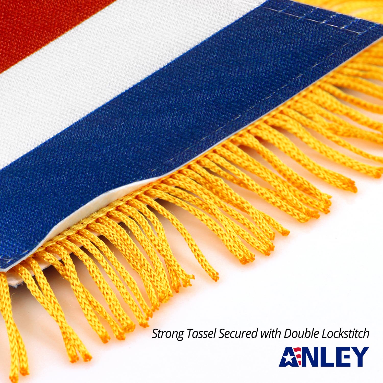 Anley Costa Rica Fringy Flag with suction cup attachment