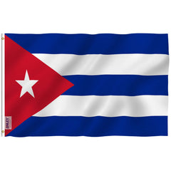 Anley Cuba Flag 3x5 ft front view with vivid colors