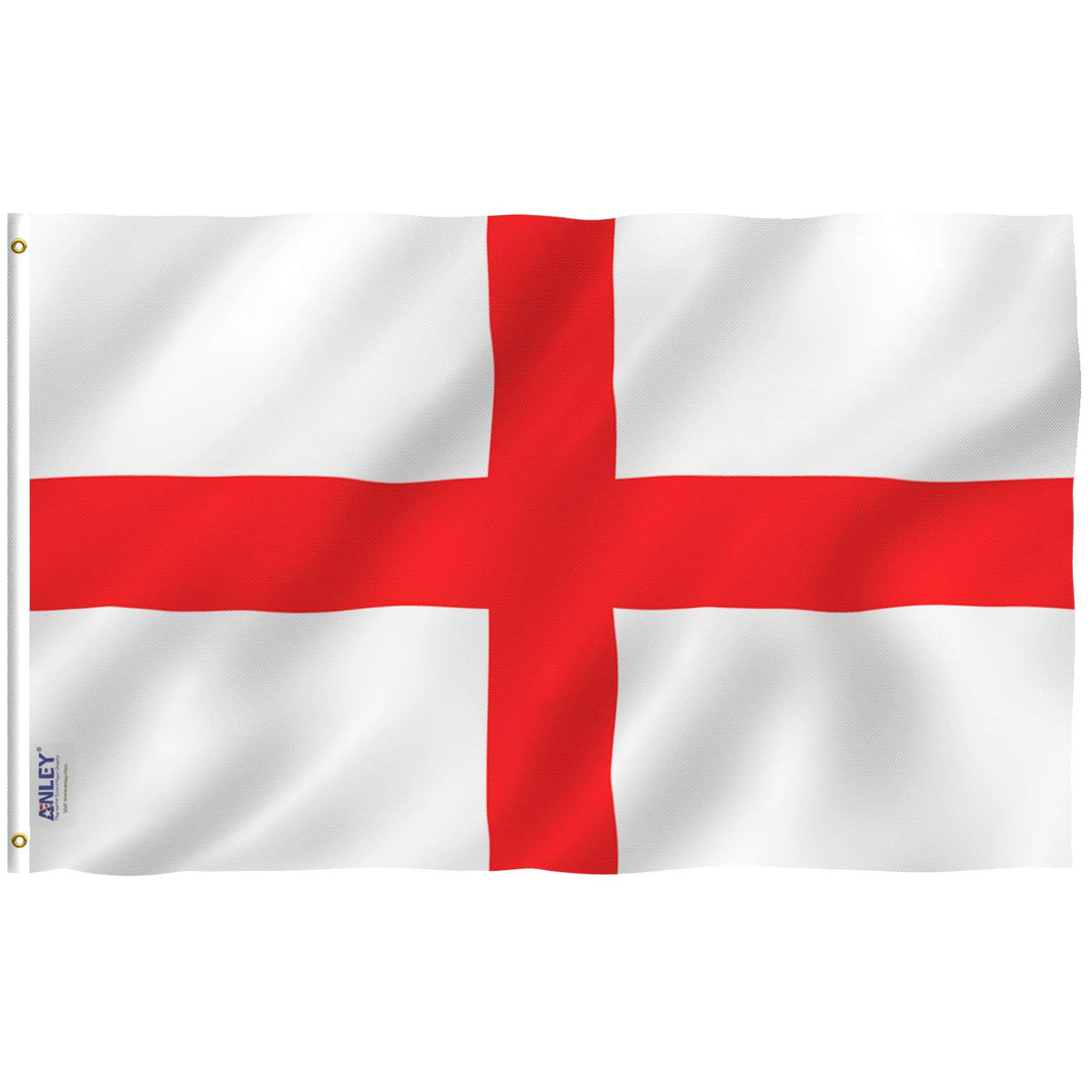 Anley England Flag 3x5 ft front view with vivid colours