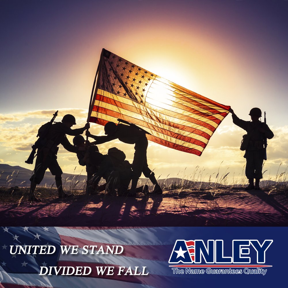 Anley EverStrong American Flag 6x10 Ft hanging on a flagpole