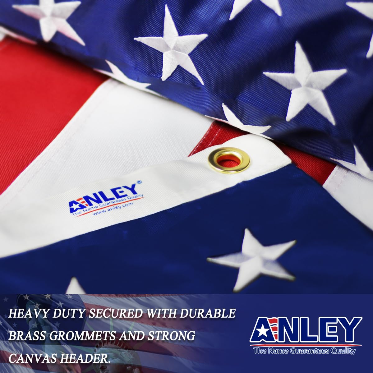 Anley EverStrong American Flag 6x10 Ft packaging view