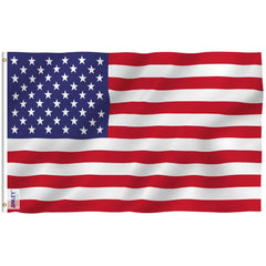 Anley Fly Breeze 3x5 Ft American National Flag front view