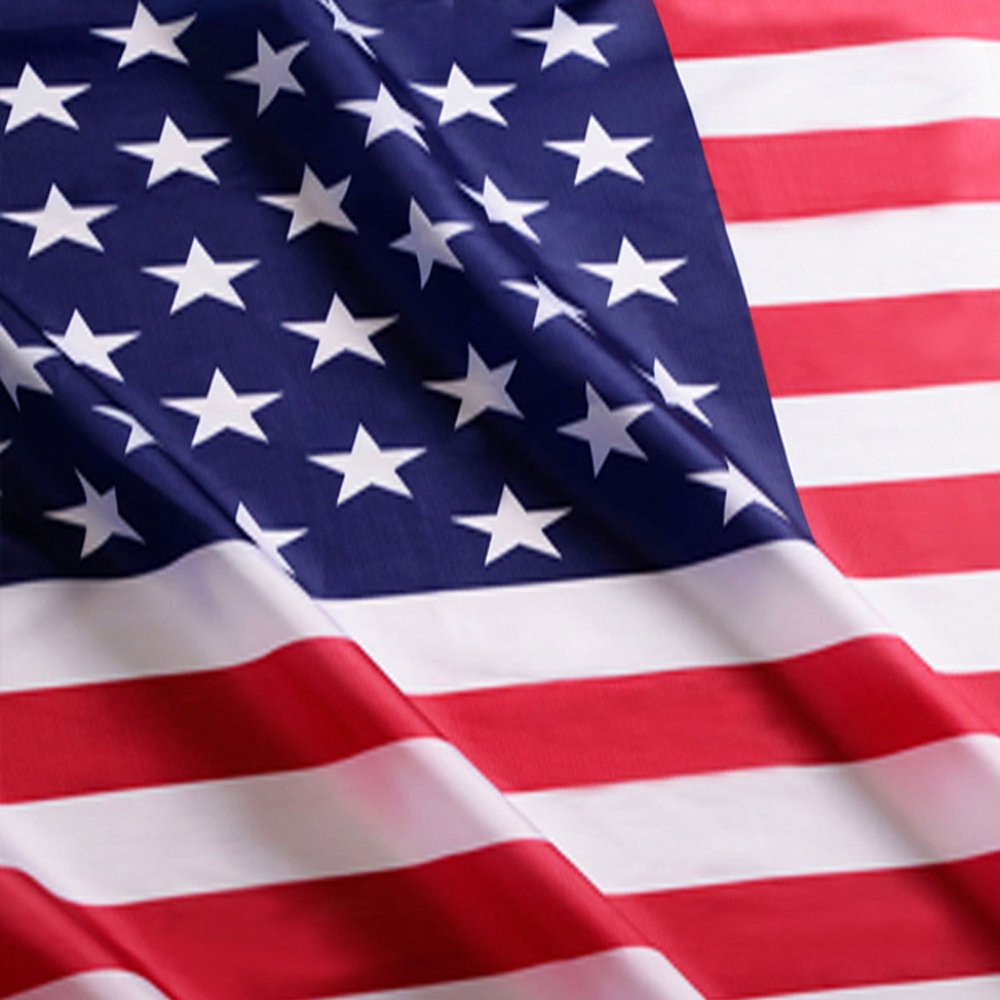Anley Fly Breeze Flag with brass grommets close-up