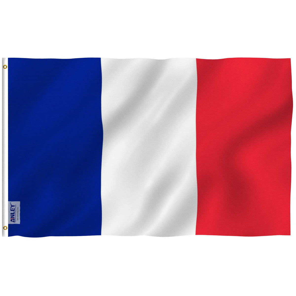 Anley Fly Breeze France Flag 3x5 ft front view