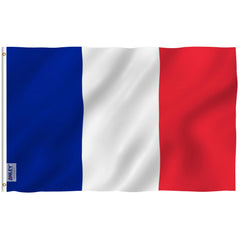 Anley Fly Breeze France Flag 3x5 ft front view
