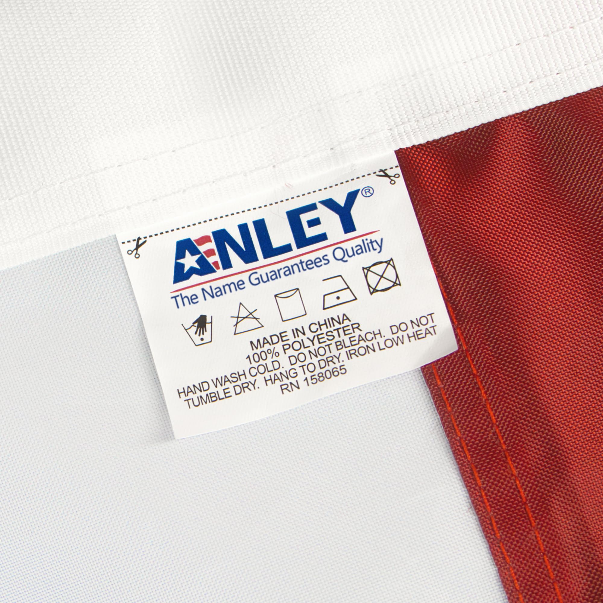 Anley France Flag 3x5 Ft hanging on a flagpole