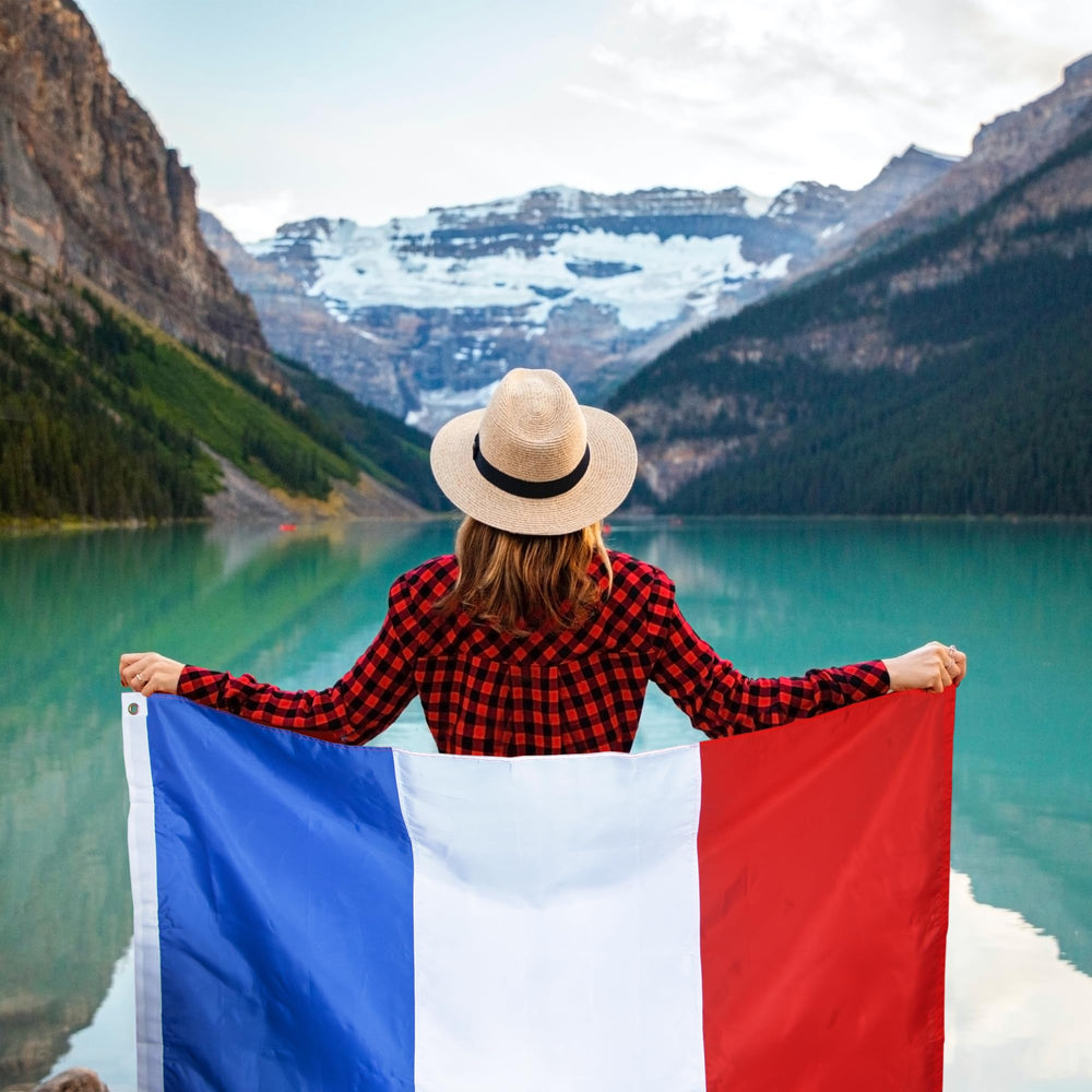 Anley France Flag 3x5 Ft in packaging