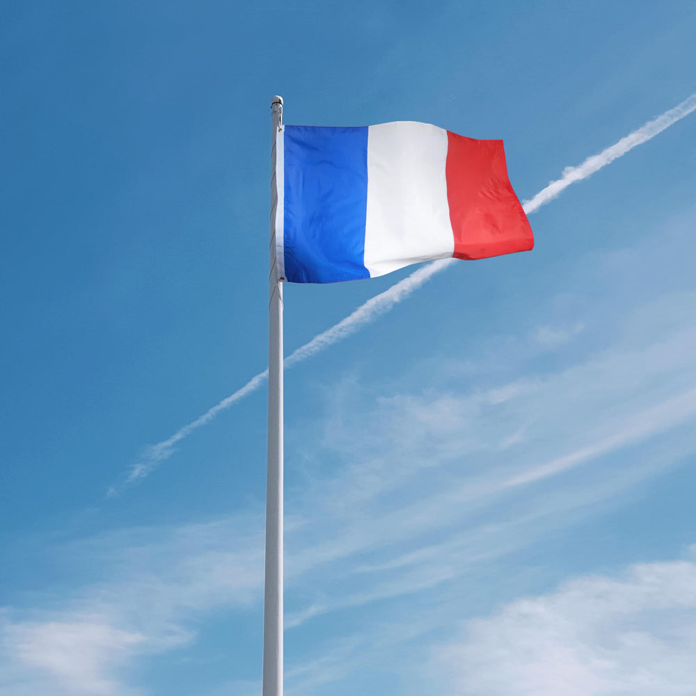 Anley France Flag showing vibrant colours