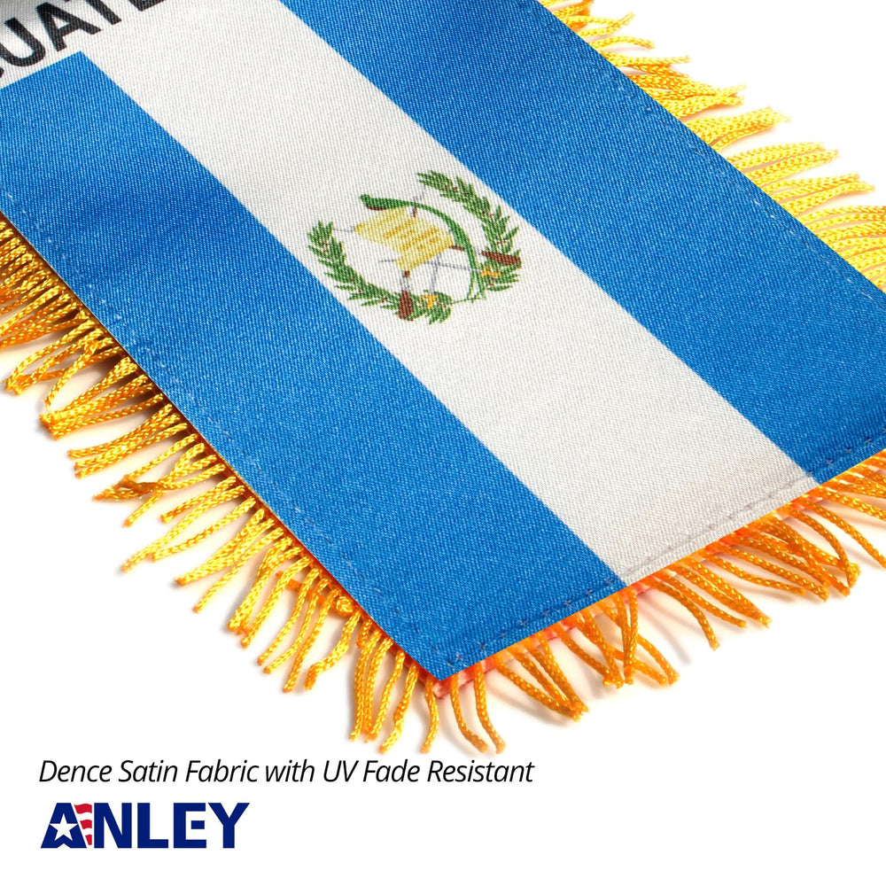 Anley Guatemala Flag hanging in a window