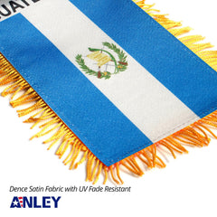 Anley Guatemala Flag hanging in a window
