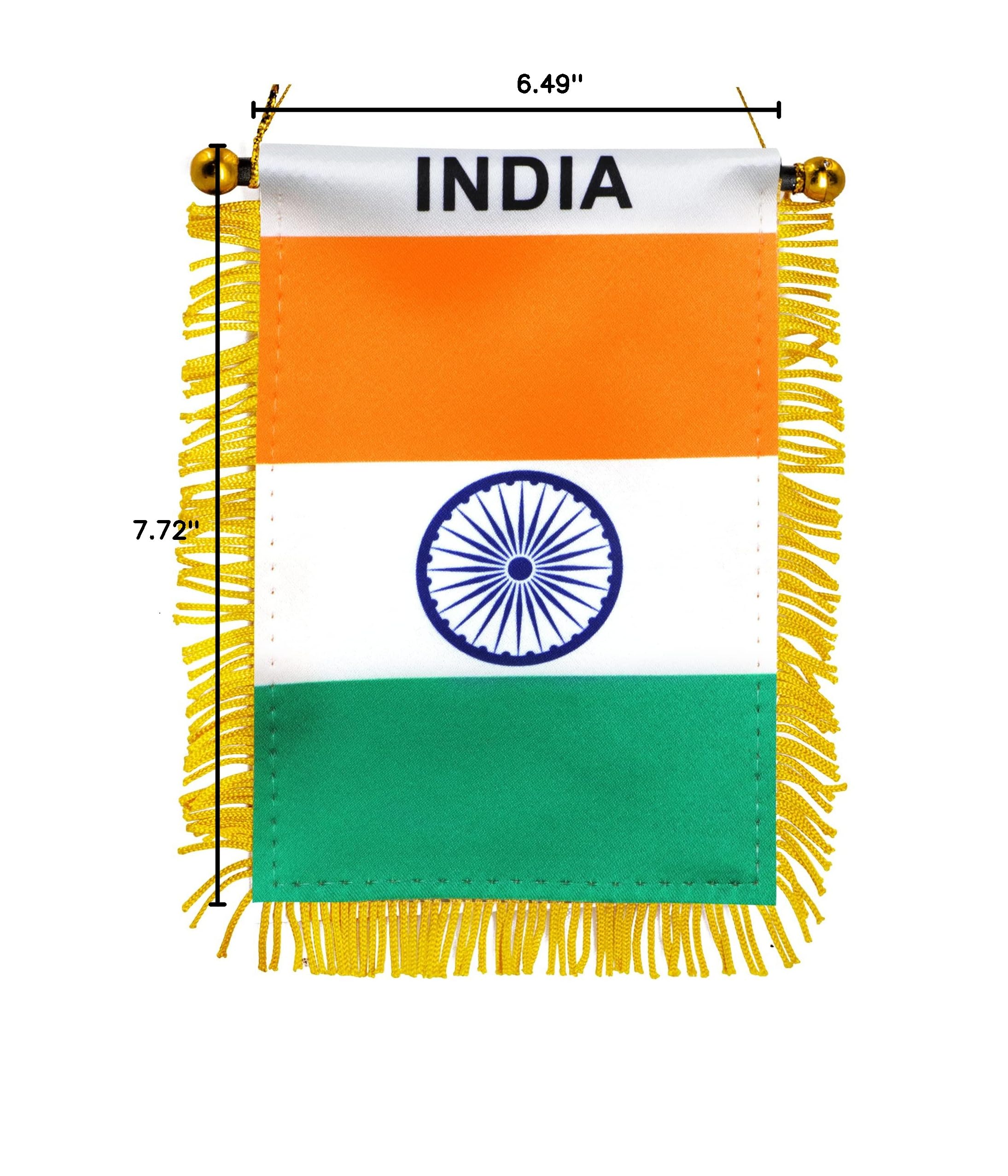 Anley India Fringy Hanging Flag packaging view