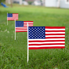 Anley US National Mini Flag waving in the air