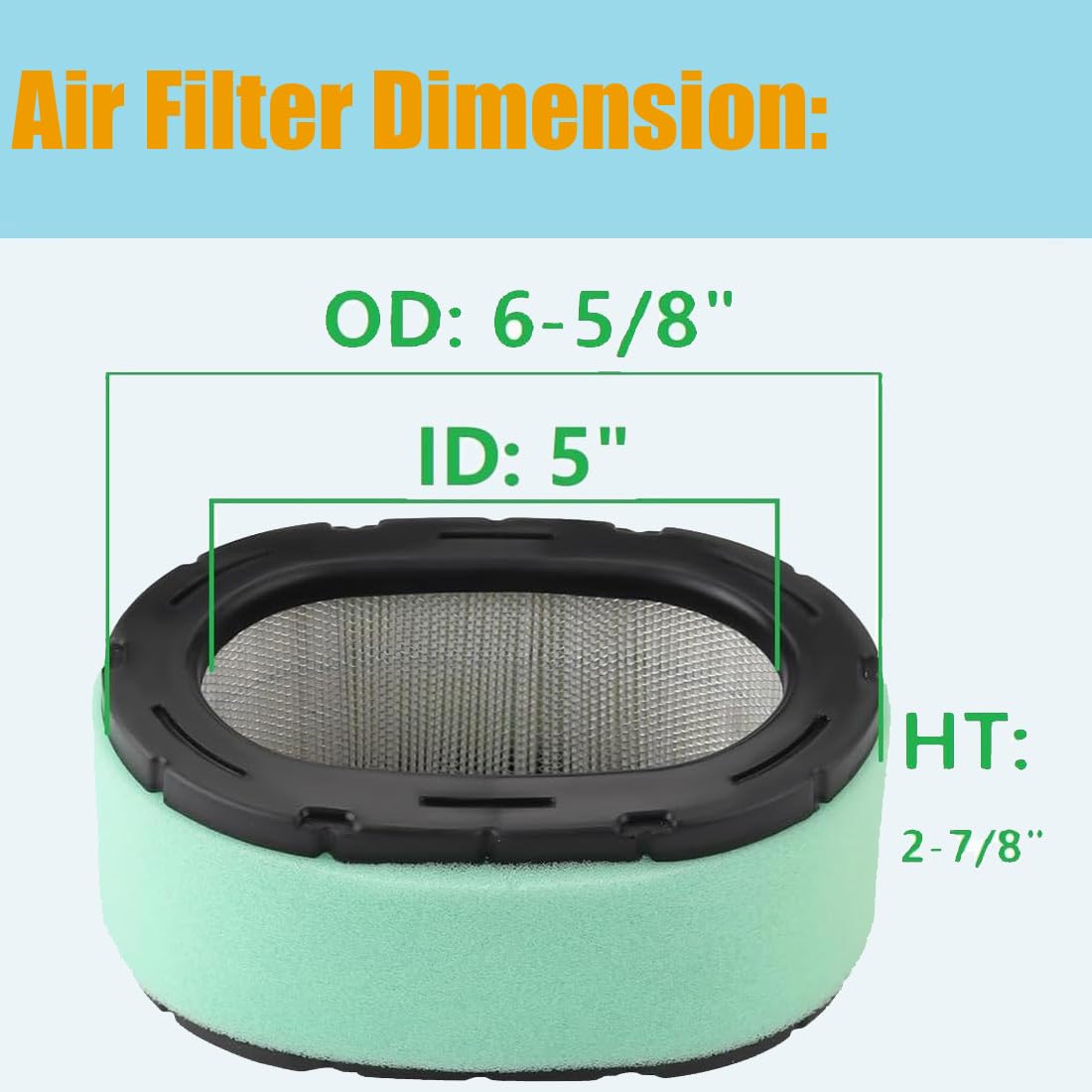 Annolai pre cleaner for Kohler lawn mower filters