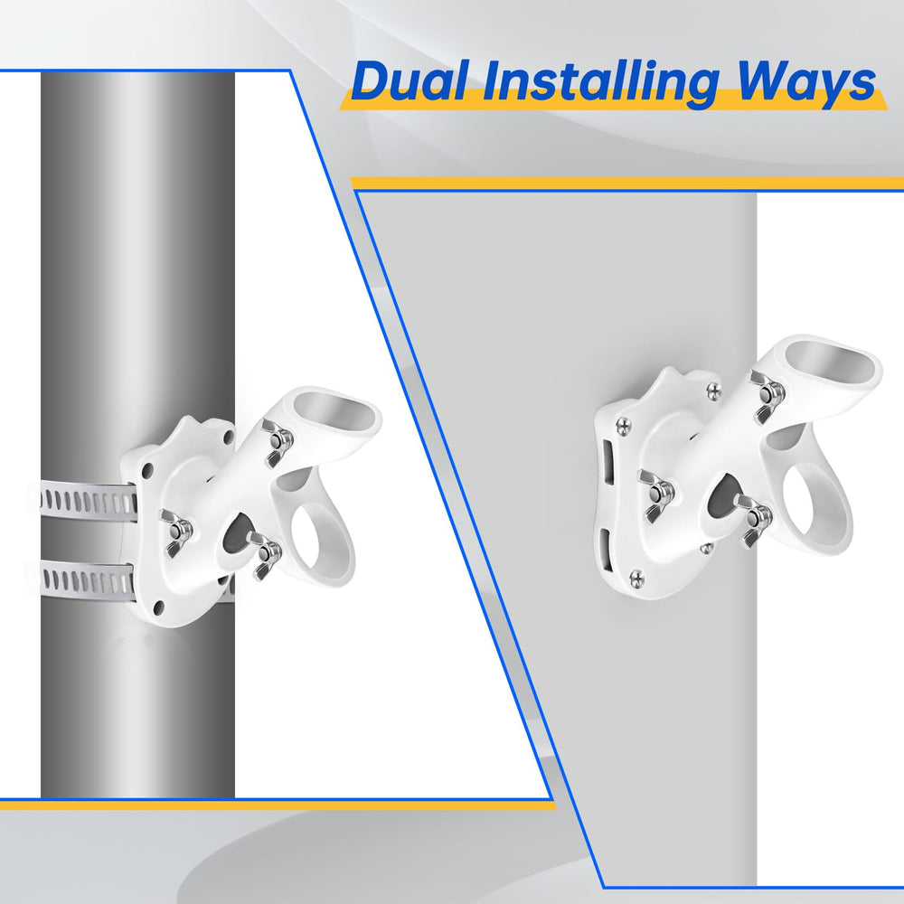 Anovo Flag Pole Kit with ball ornament on top