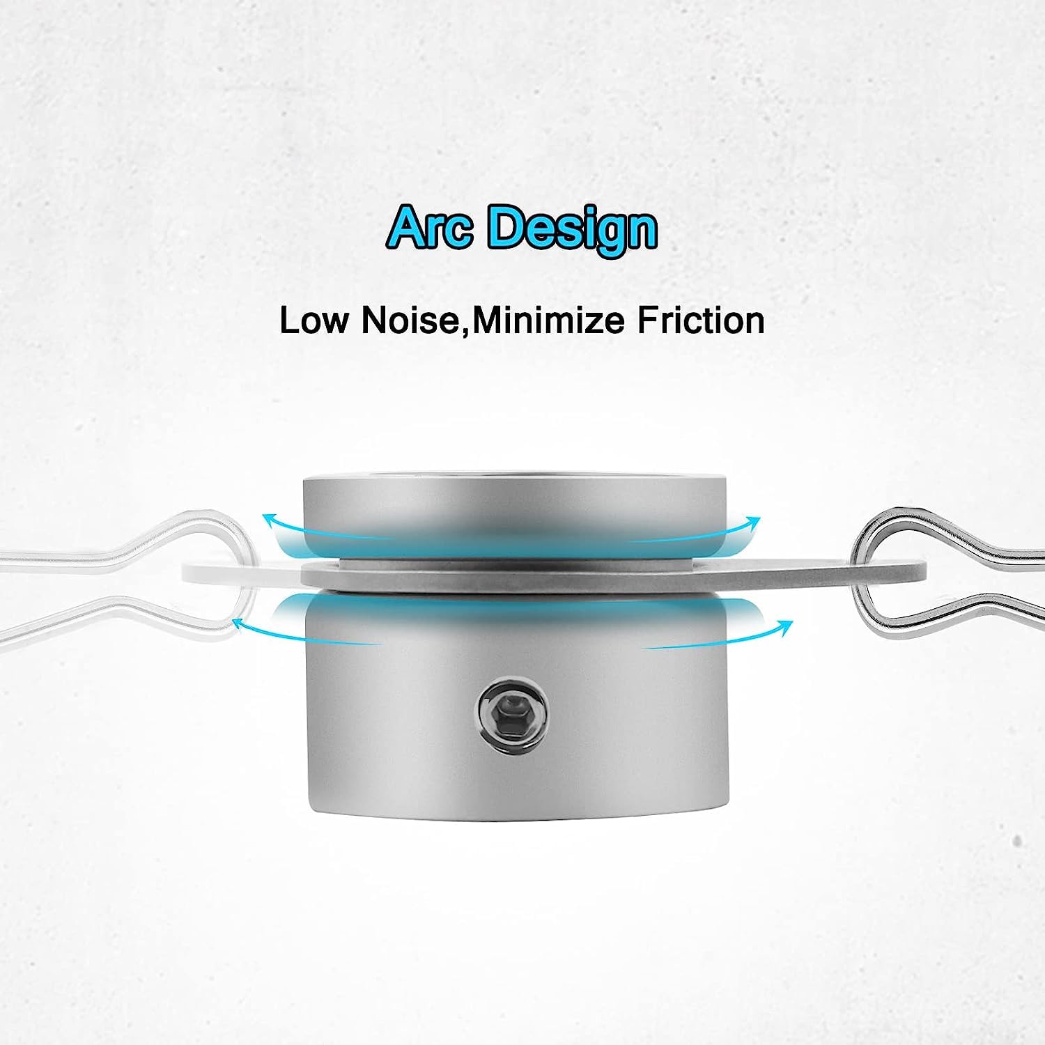 Anovo Flag Pole Rings in a garden setting