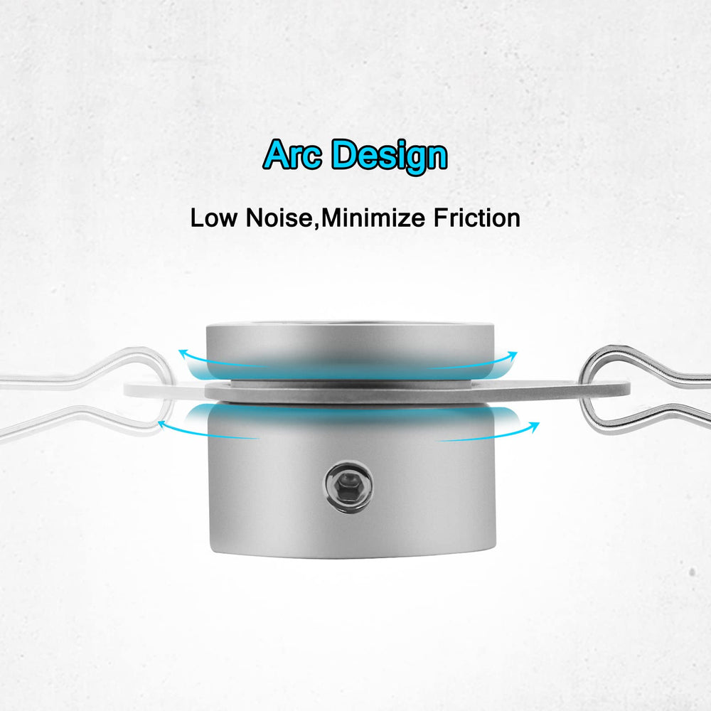 Anovo flag pole rings pack including screws and carabiner