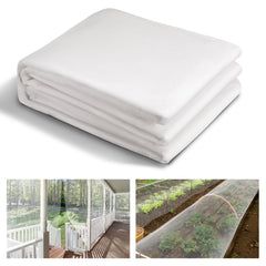 ANPHSIN Mosquito Net Garden Netting 10x33ft white front view