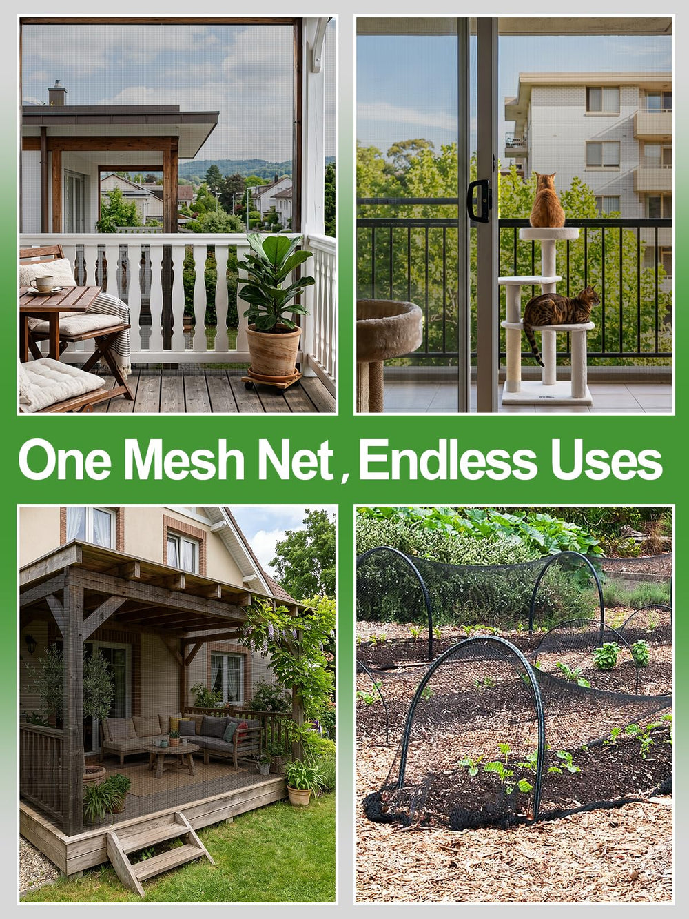 ANPHSIN mosquito netting used as a door screen