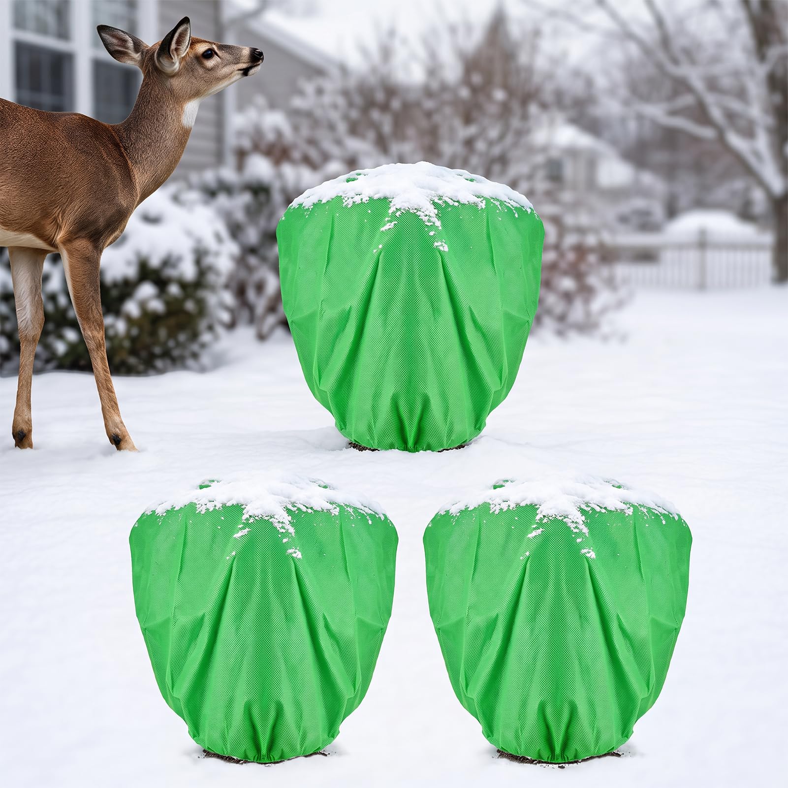 ANPHSIN plant cover pack of 3, 39.3x39.3 inches
