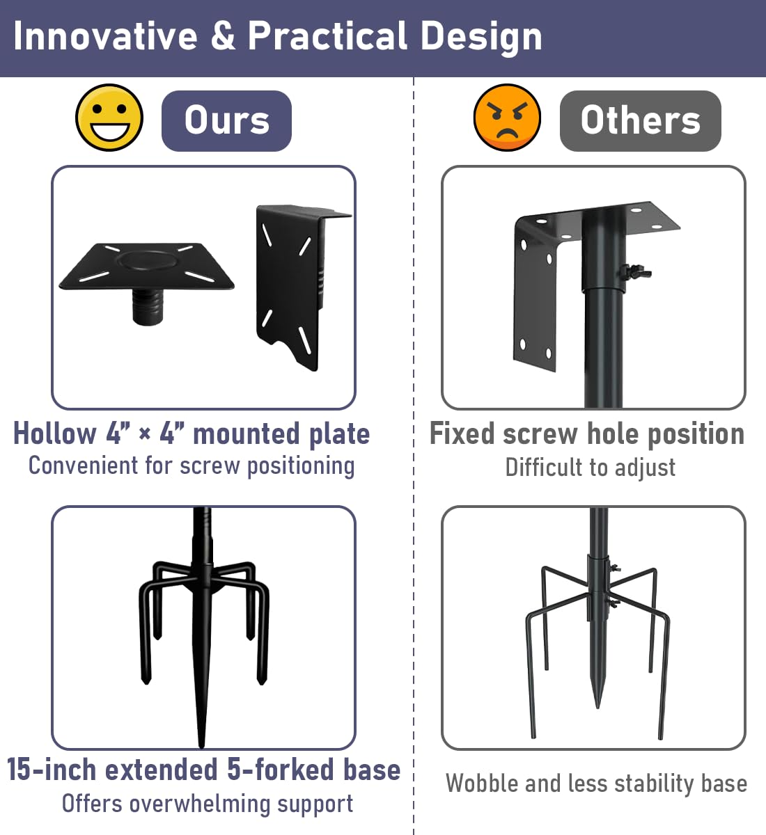 Ansionsol bird feeder pole in outdoor garden setting
