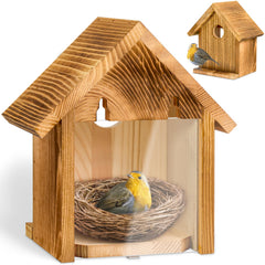 ANSTEEP Window Bluebird House front view with clear window