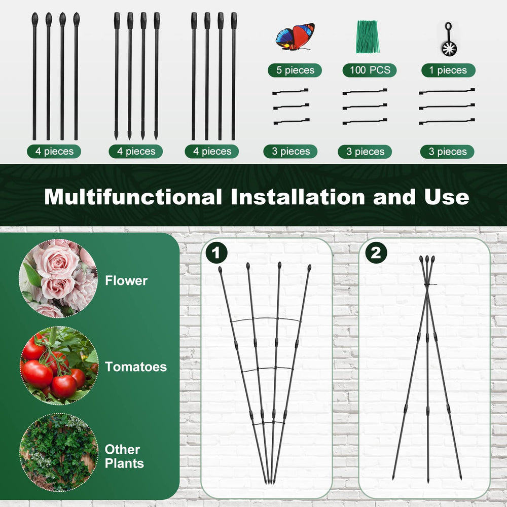 Antizz Garden Trellis 47in assembly instructions with parts