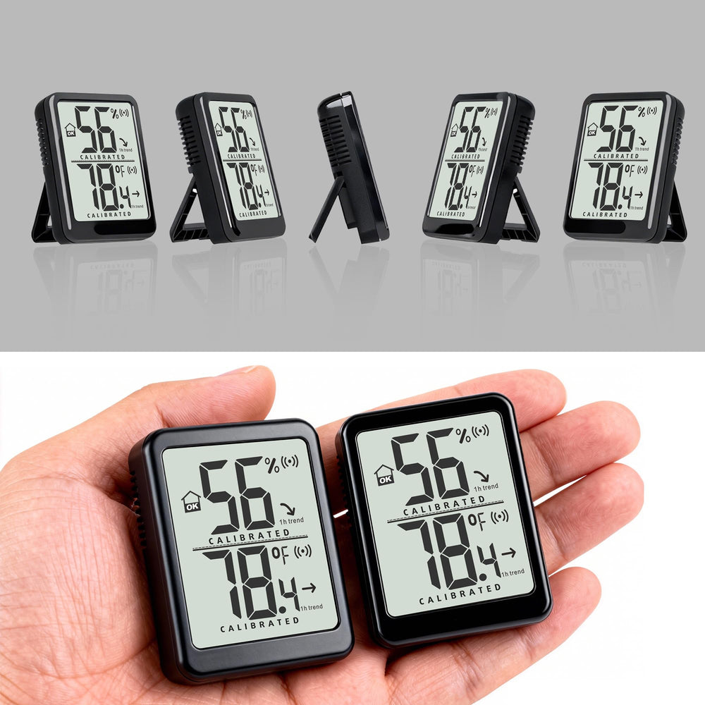 Antonki Digital Room Thermometer Hygrometer with AAA batteries included