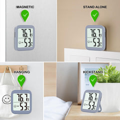 Antonki Room Hygro-Thermometer with user manual and battery
