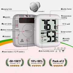Antonki thermometer with CR2032 battery visible