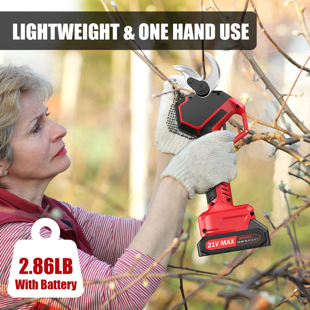 Anttctig Electric Pruning Shears in storage case