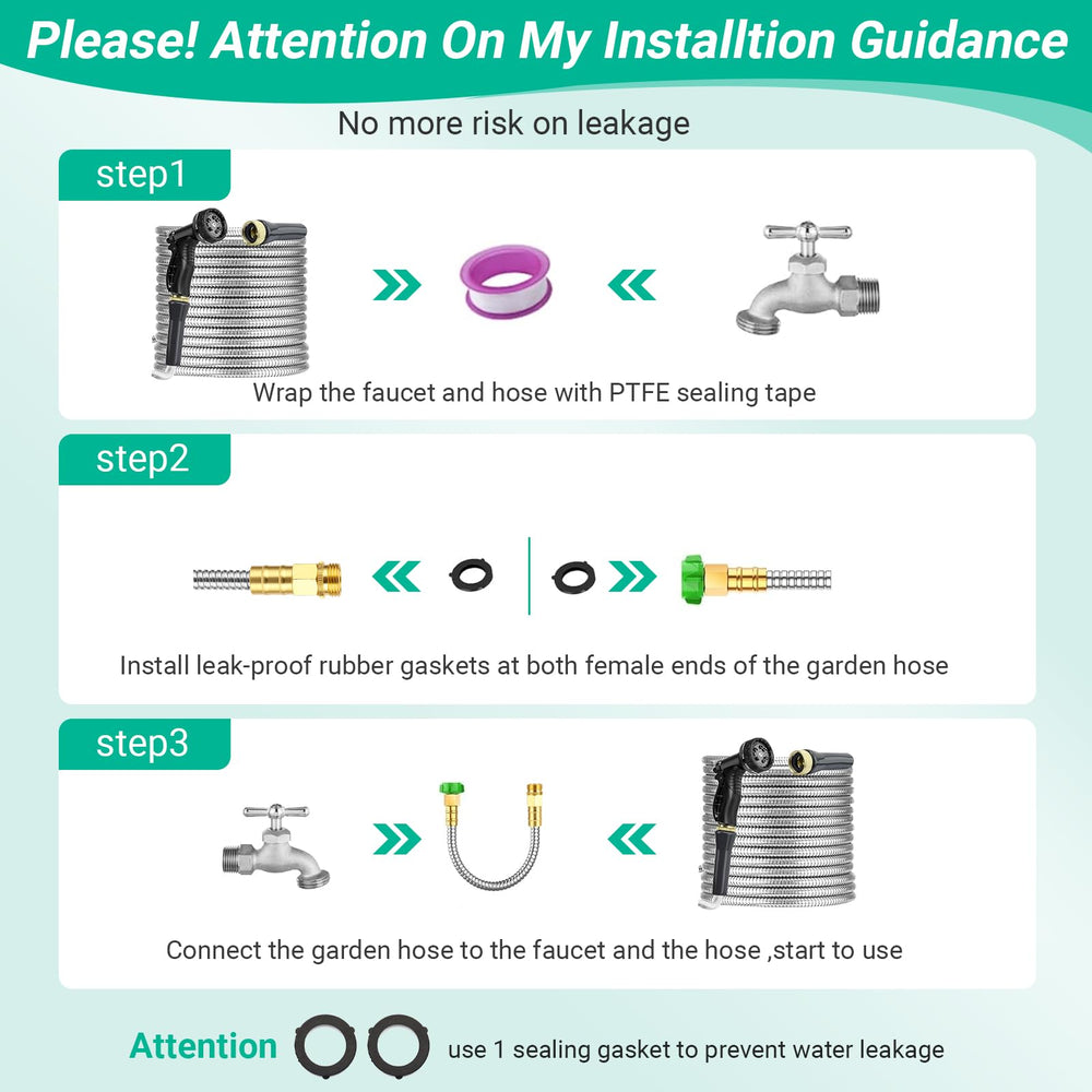 AnyEasy hose with multiple applications including washing car