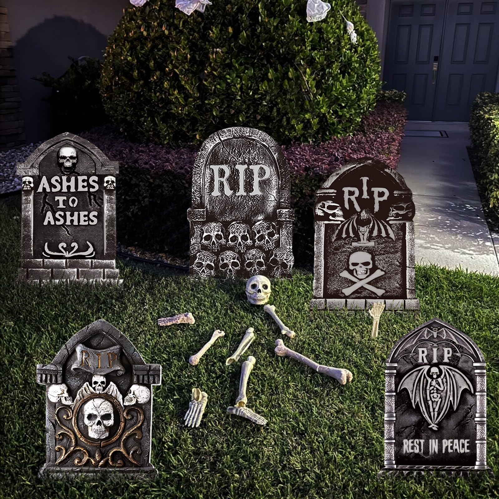 ANYGIFT Halloween decorations in a backyard setting
