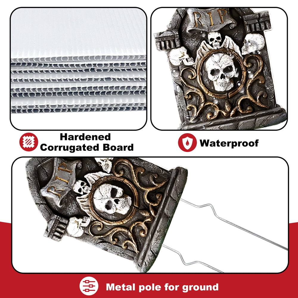 ANYGIFT Halloween tombstone assembly instructions