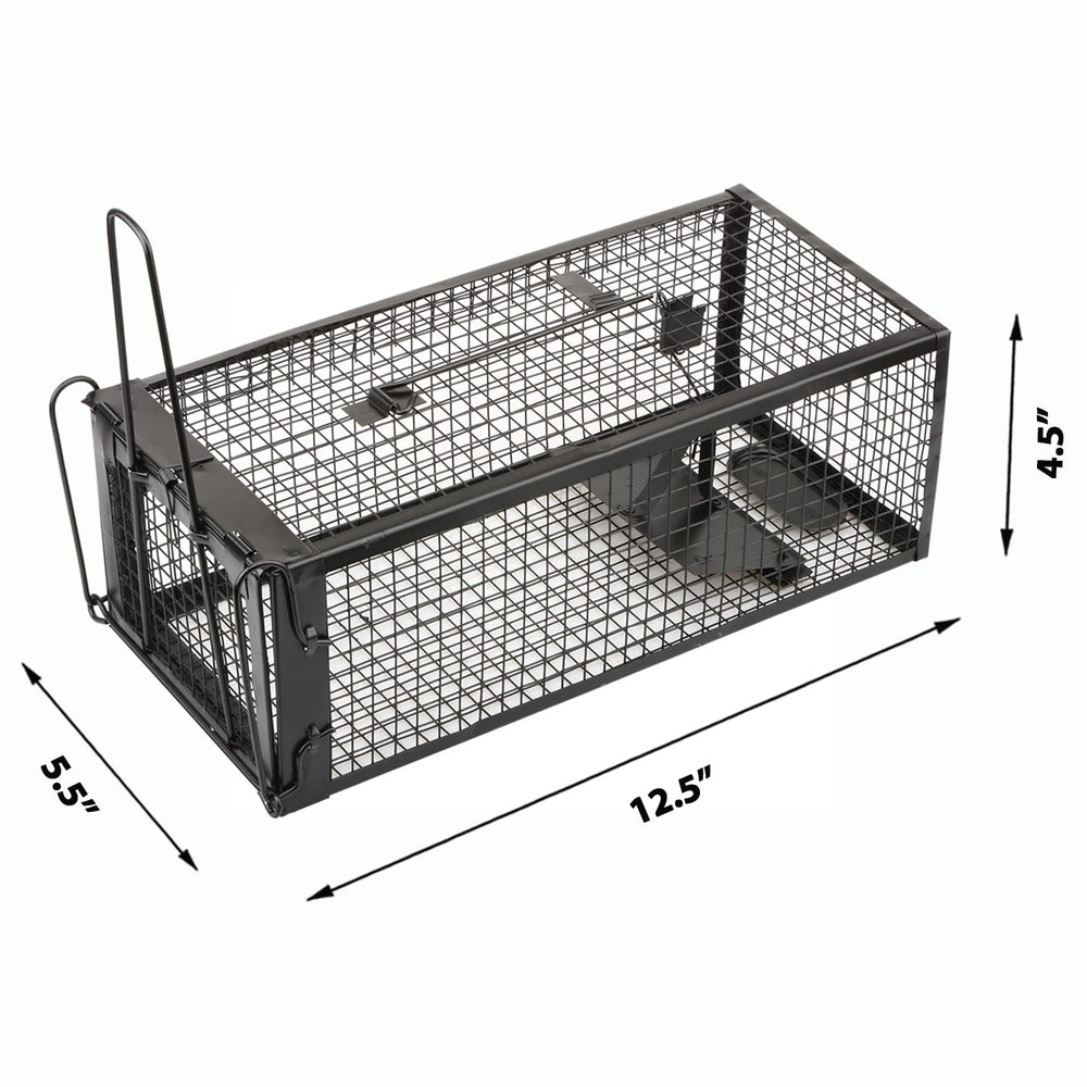 Anyhall 12.5 x 5.5 x 4.5 inches rat trap side view