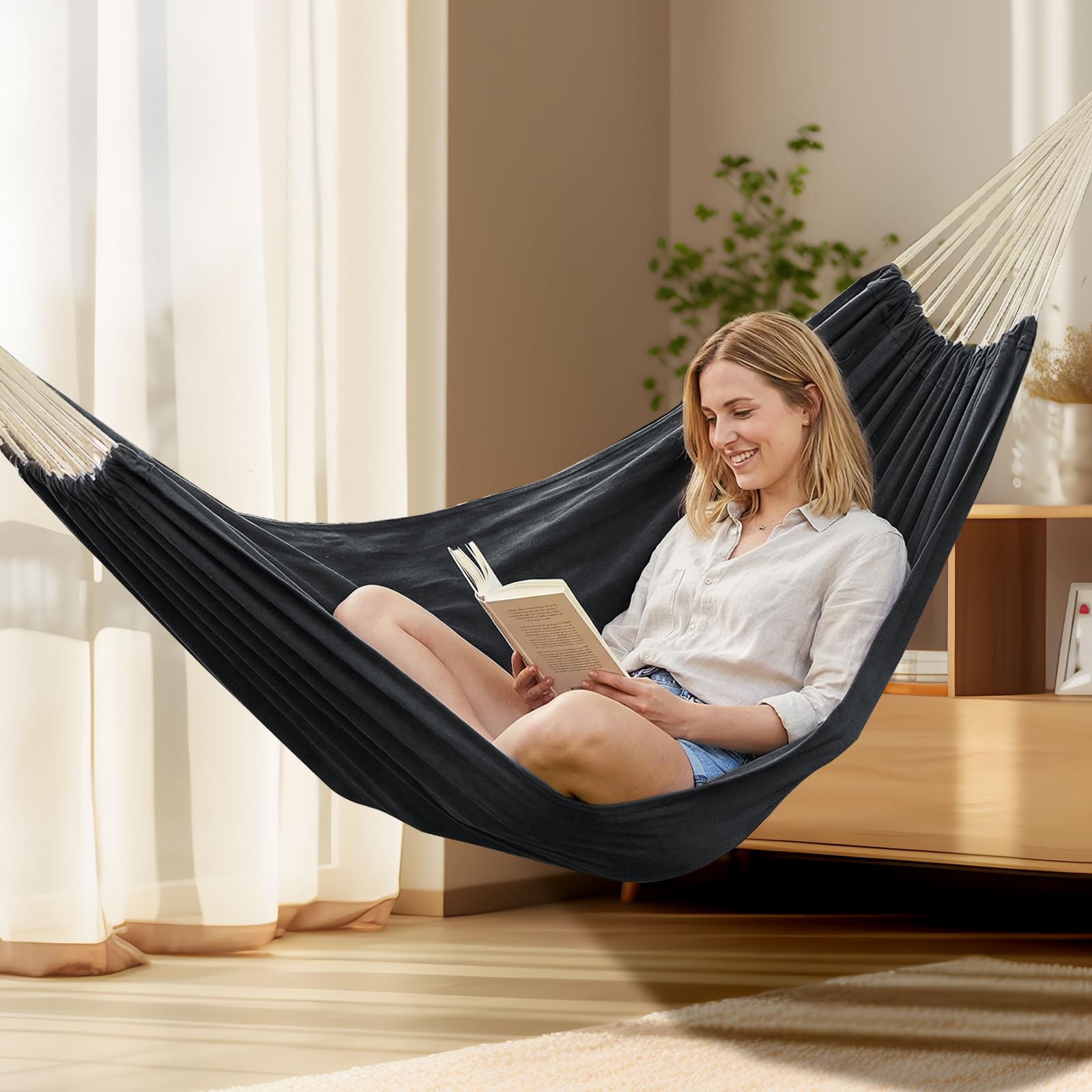 ANYOO Hammock tree-friendly straps close-up