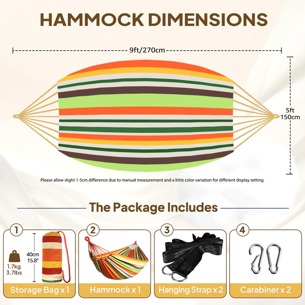 ANYOO hammock with tree straps displayed outdoors