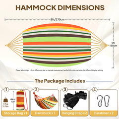 ANYOO hammock with tree straps displayed outdoors