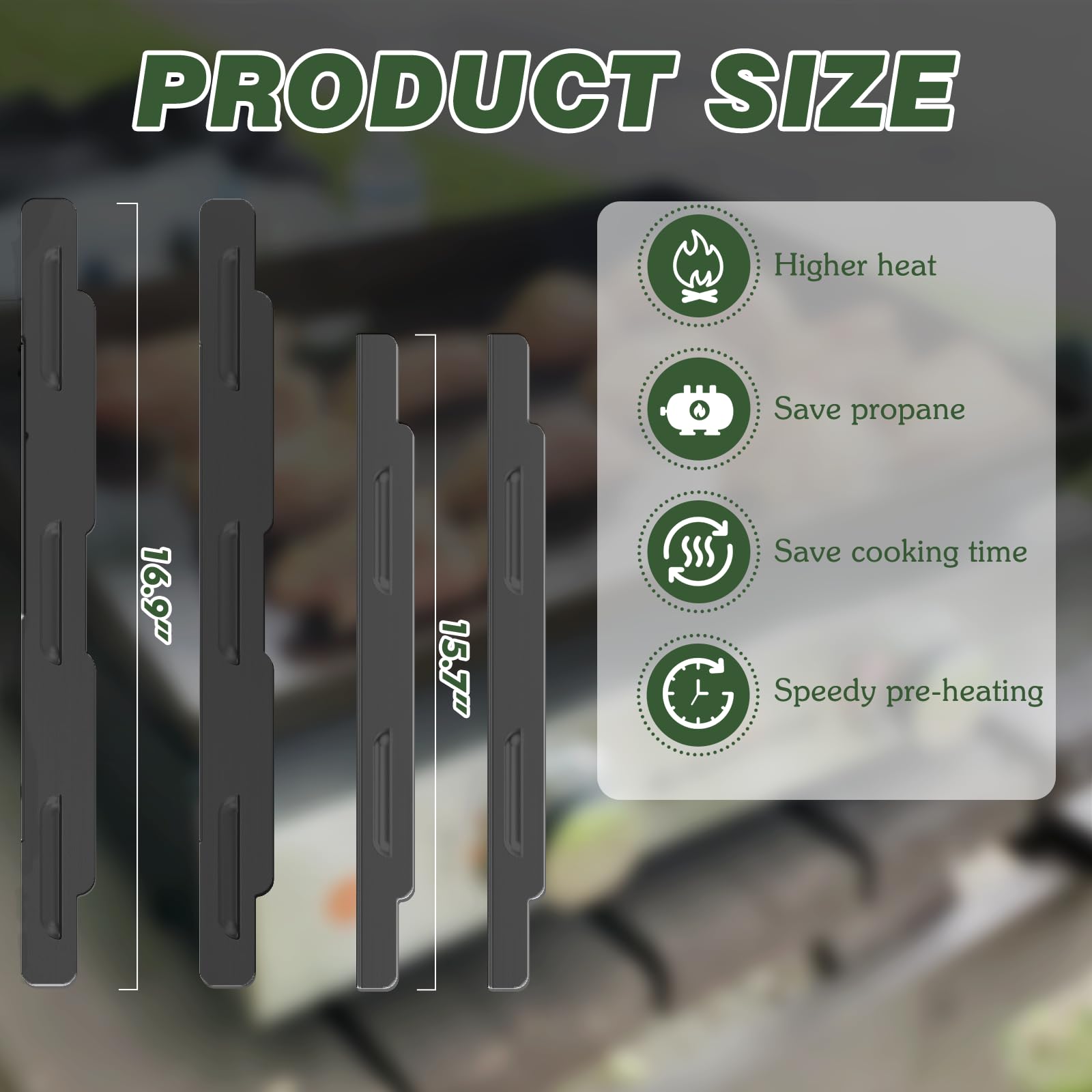 Aoanoko Magnetic Wind Screen in outdoor grilling setup