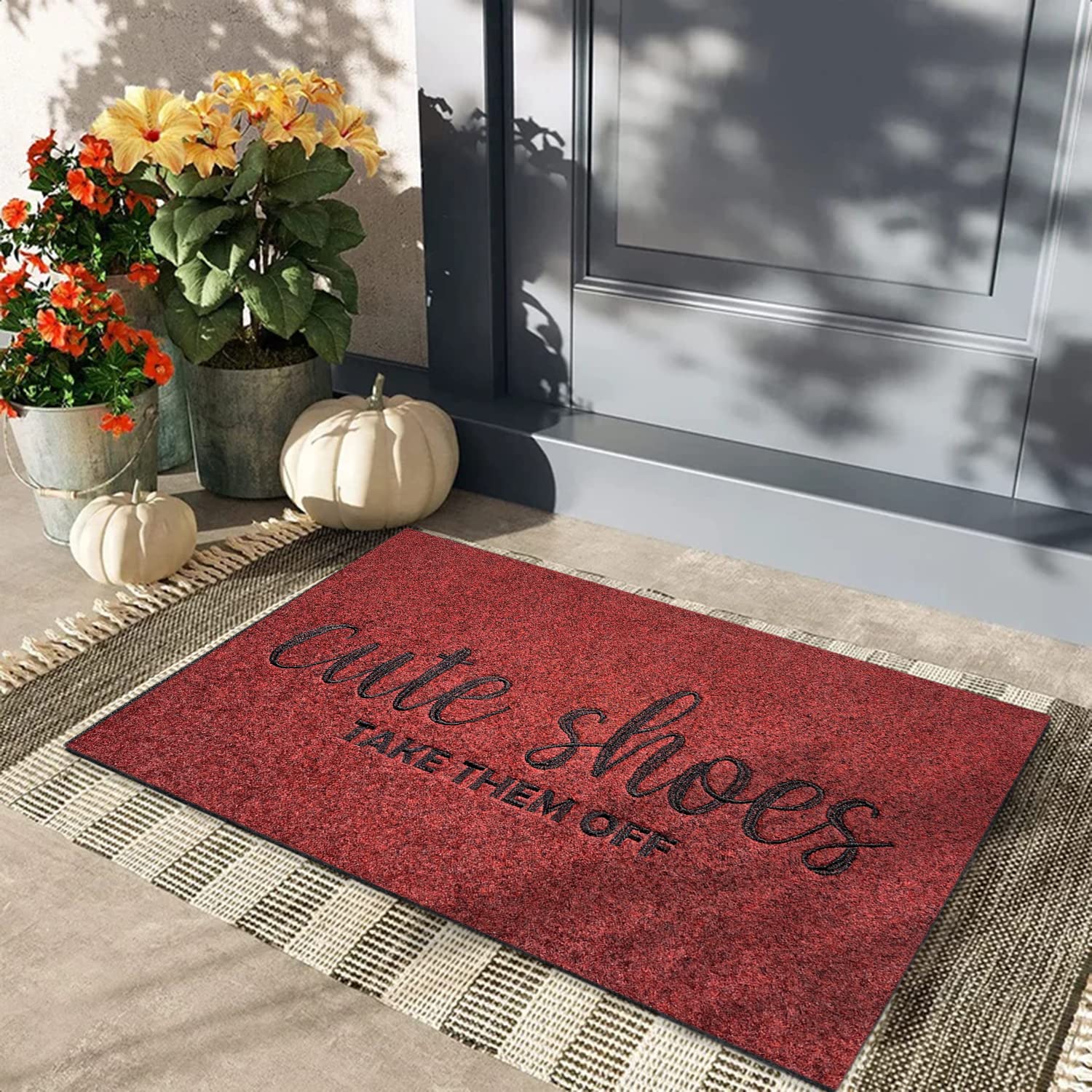 AOAOPQ Funny Doormat in hallway entryway