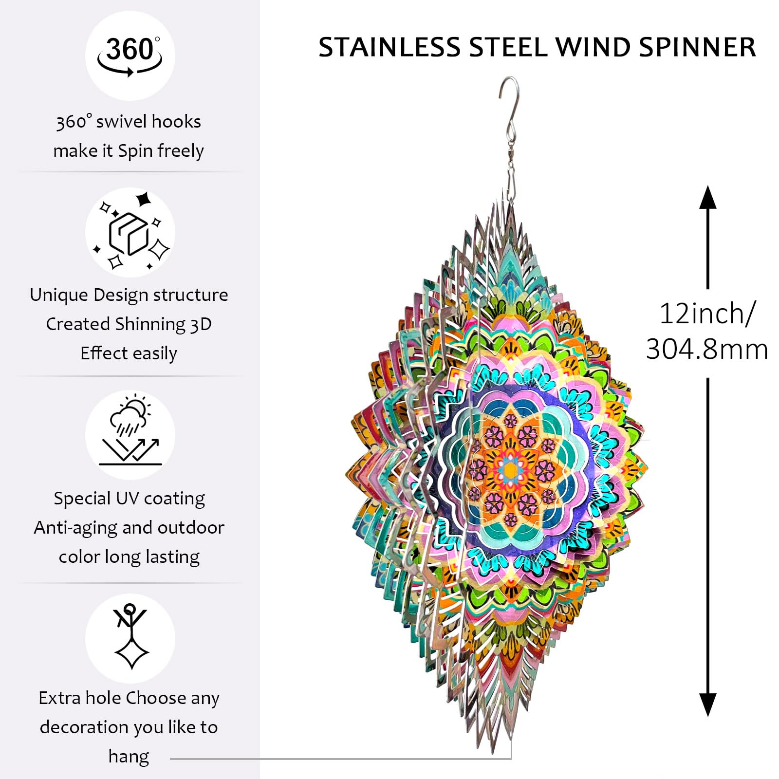 Aoedelyart Wind Spinner twirling in the breeze