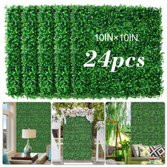 AOKIIE 10x10 artificial grass wall panel front view